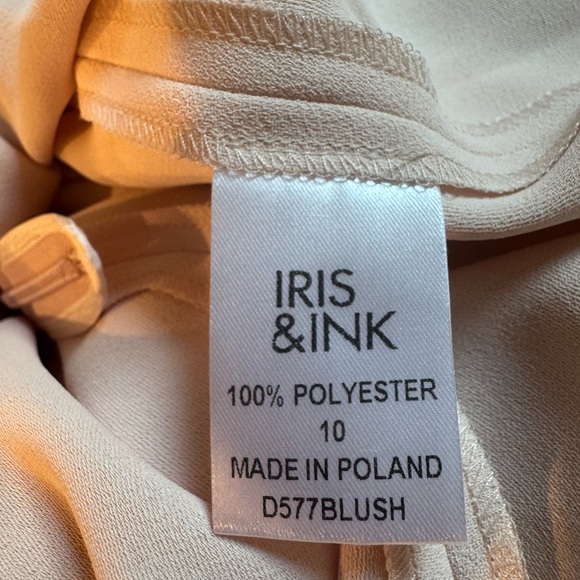 IRIS & INK Sleeveless Mid-Length Dress in Blush. NWT. US size 6. - Picture 5 of 10